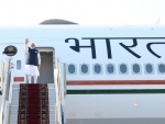 Narendra Modi departs from Russia