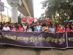 RG Kar: Junior doctors protest outside Swasthya Bhavan in Salt Lake defying Supreme Court deadline