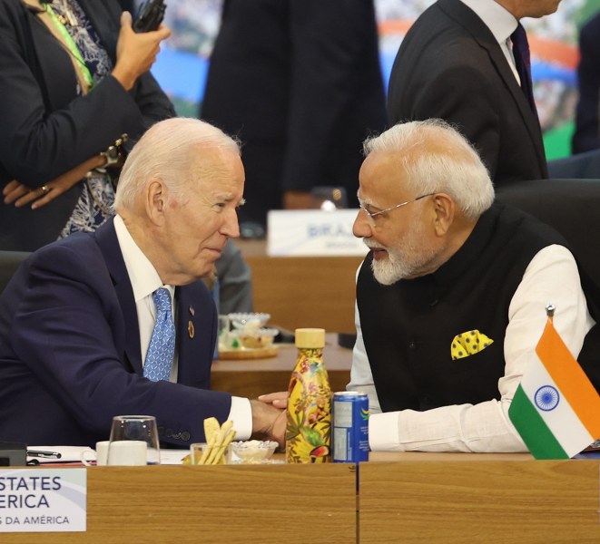 PM Modi with US President Joe Biden at G20 Session n Rio de Janeiro