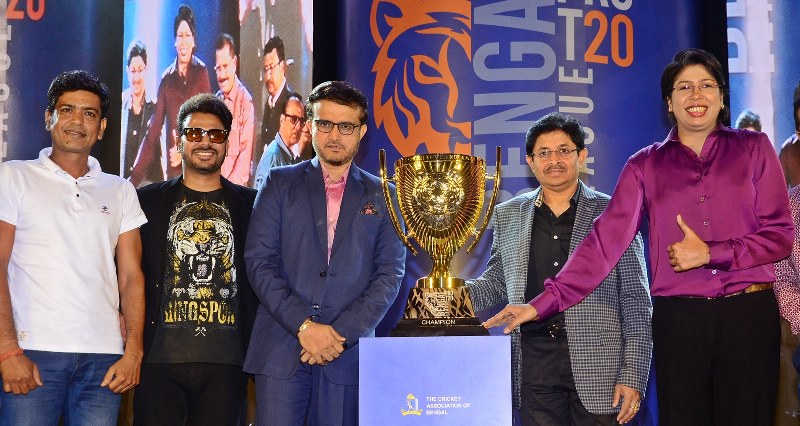 Sourav Ganguly, Jhulan Goswami unveil Bengal Pro T20 League's Champions Trophy