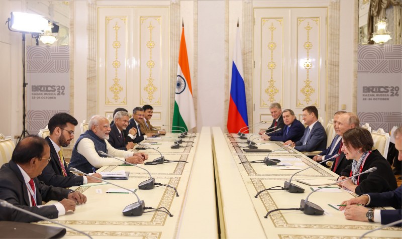 PM Modi holds bilateral talks with Russian President Vladimir Putin at Kazan