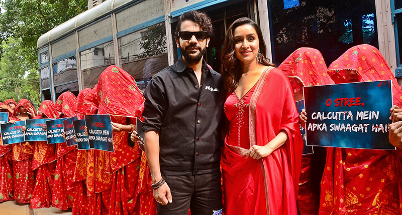 Shraddha Kapoor, Rajkummar Rao's day out in Kolkata for Stree 2