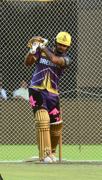 KKR, Punjab Kings intense practice session ahead of IPL clash in Kolkata's Eden Gardens