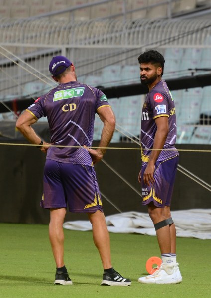 KKR, Punjab Kings intense practice session ahead of IPL clash in Kolkata's Eden Gardens