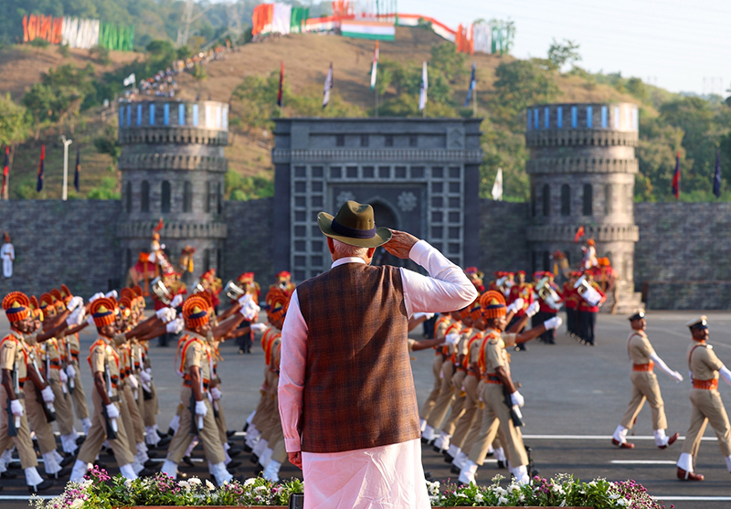 PM Modi graces ‘Rashtriya Ekta Diwas’ Parade at the Statue of Unity in Gujarat