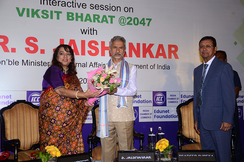 EAM S Jaishankar interacts on Viksit Bharat@2047 in Kolkata