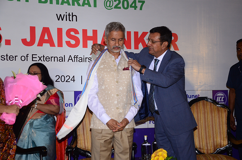 EAM S Jaishankar interacts on Viksit Bharat@2047 in Kolkata