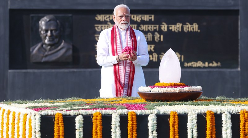 Glimpses of the day of PM-designate Narendra Modi ahead of historic swearing-in