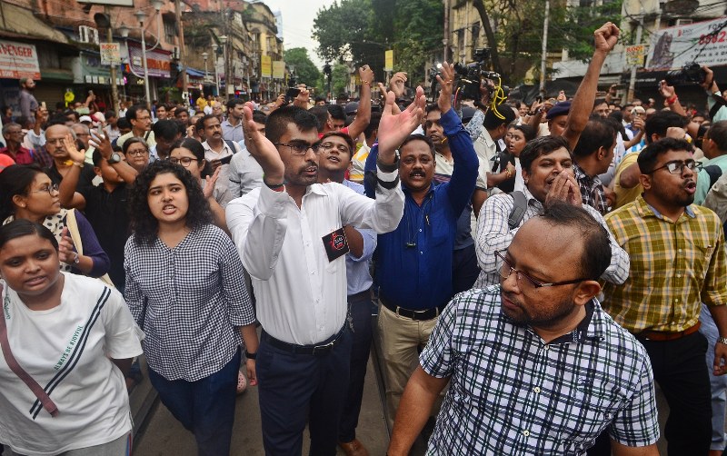 In Images: Doctors summoned by police over social media posts related to RG Kar incident appear for quizzing