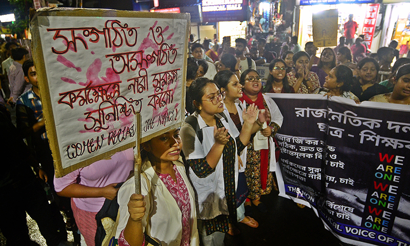 'Reclaim The Rights': Women, queer and transgender communities protest against RG Kar rape-murder