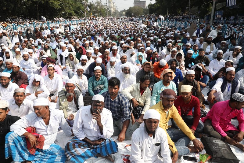 IN IMAGES: Muslims led by West Bengal Jamiat-e-Ulama protest against Waqf Amendment Bill in Kolkata