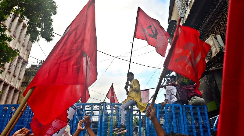 CPI-M Organises Lalbazar March In Kolkata Demanding Justice For RG Kar ...