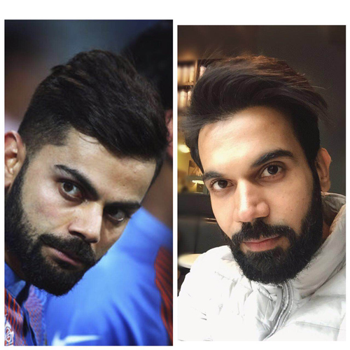 Rajkumar looks like Virat Kohli in this look