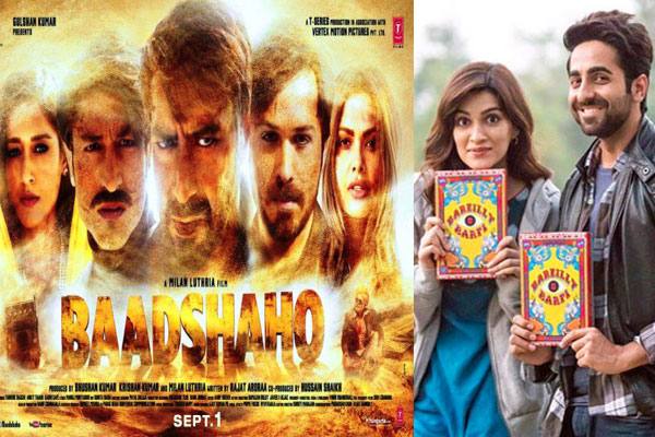 BO Collections: Baadshaho, Bareilly Ki Barfi going strong