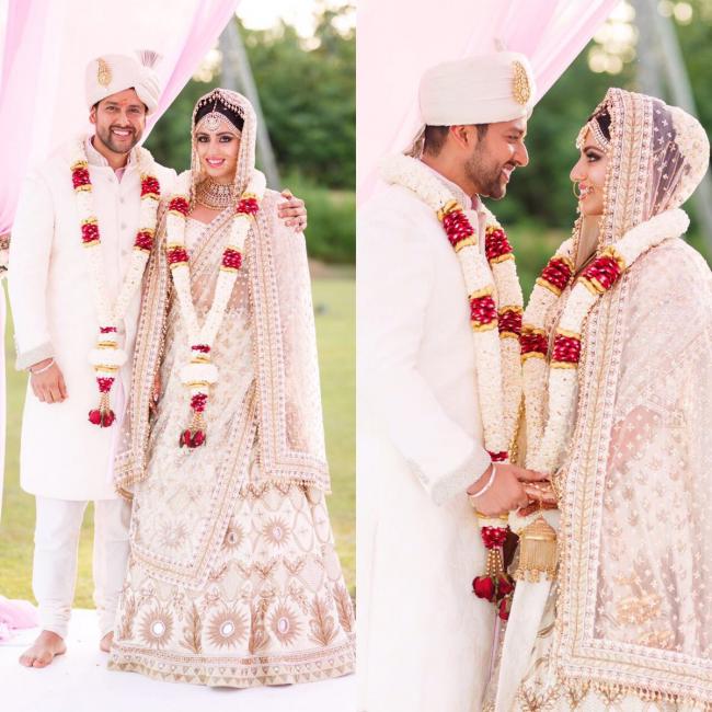 Actor Aftab Shivdasani , Nin Dusanj renews wedding vows in Sri Lanka