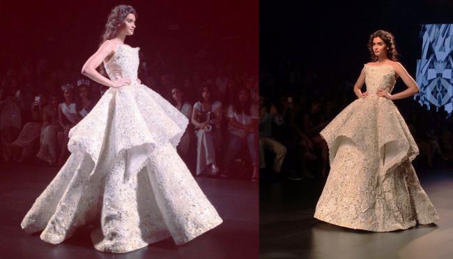 Diana Penty look gorgeous on LFW stage