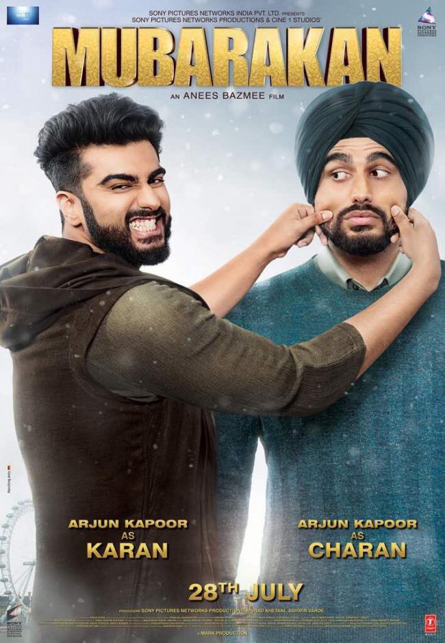 New Mubarakan poster released, features Arjun Kapoor