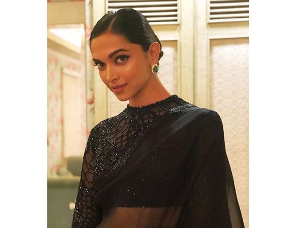 Deepika Padukone looks stunning in Sabyasachi designed attire