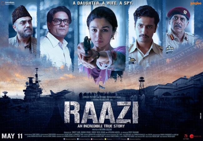 Meghna Gulzar's Raazi to release today