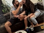 Virat Kohli, wife Anushka Sharma enjoy Test series victory by cutting a cake together