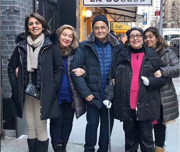 Neetu Kapoor shares new image of husband Rishi, says they will return to India soon