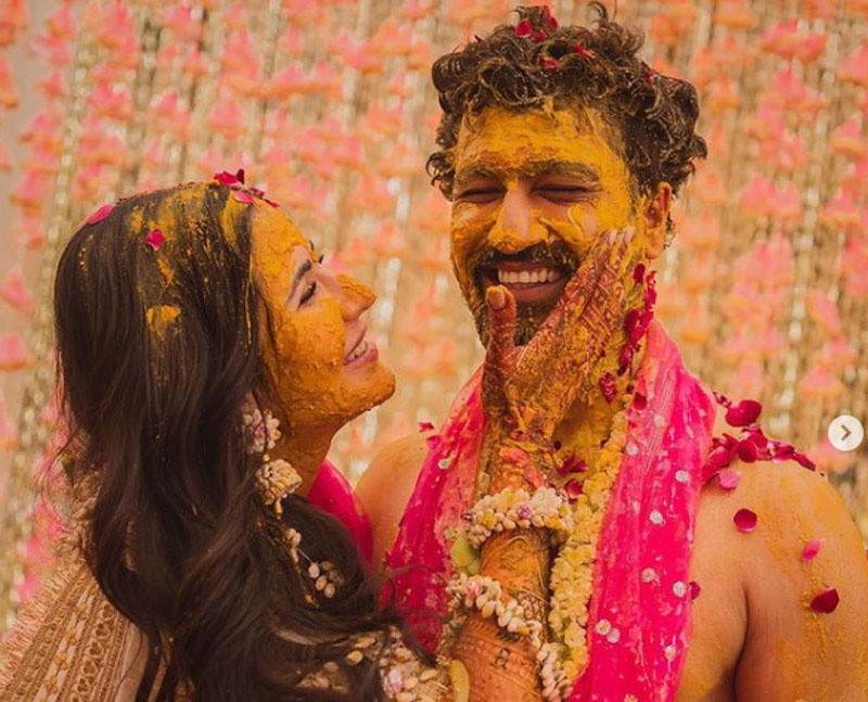 Images of Vicky, Katrina Kaif's Haldi ceremony goes viral