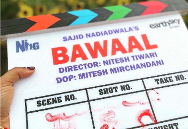 Varun Dhawan, Janhvi begin shooting for 'Bawaal'