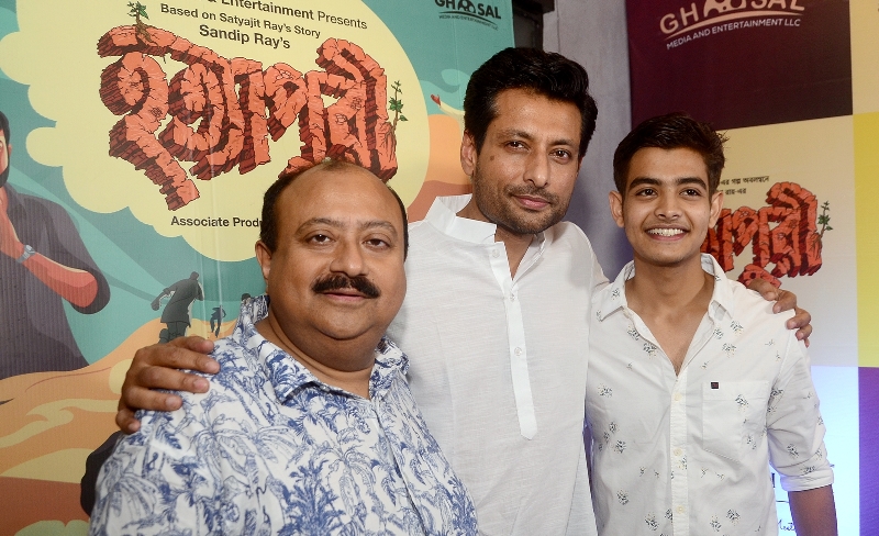 (From L to R) Abhijit Guha, Indraneil Sengupta and Ayush Das | Image Credit: Avishek Mitra/IBNS