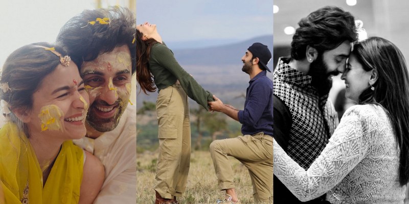 Happy day: Alia Bhatt shares adorable pictures with Ranbir Kapoor on first marriage anniversary