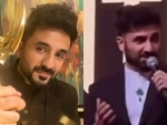 Vir Das wears Delhi-based couturier's attire to host 52nd Emmy Awards