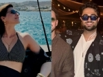 Were Kriti Sanon and her rumoured beau Kabir Bahia wearing the same shrug during Greek vacation? Netizens think so