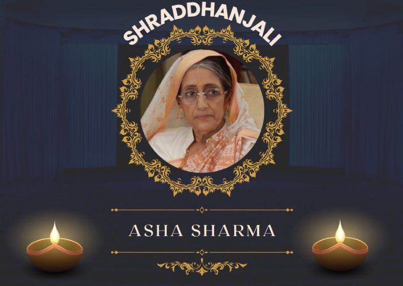 Bollywood's 'grandmother' Asha Sharma dies at 88