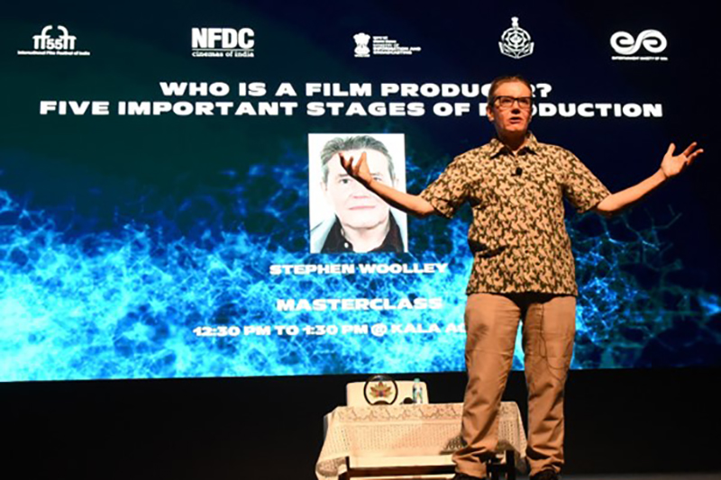 Producers need to be passionate as well as pragmatic, says filmmaker Stephen Woolley at IFFI