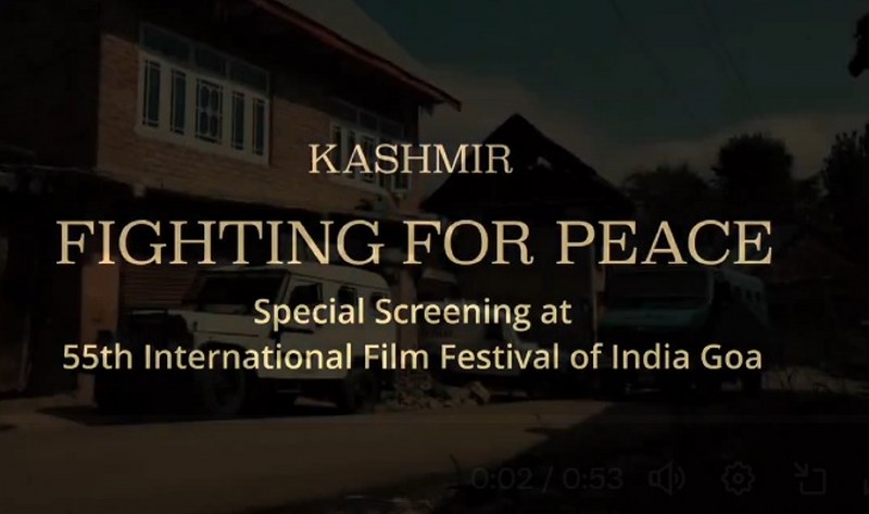 Journalist Rohit Gandhi-directed documentary ‘Kashmir – Fighting for Peace’ premieres at IFFI