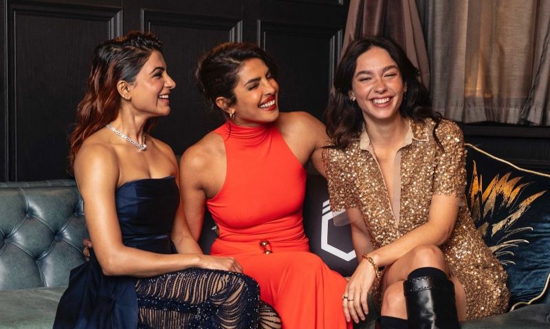 Priyanka Chopra, Samantha Ruth Prabhu and Matilda De Angelis share frame at Citadel's London premiere