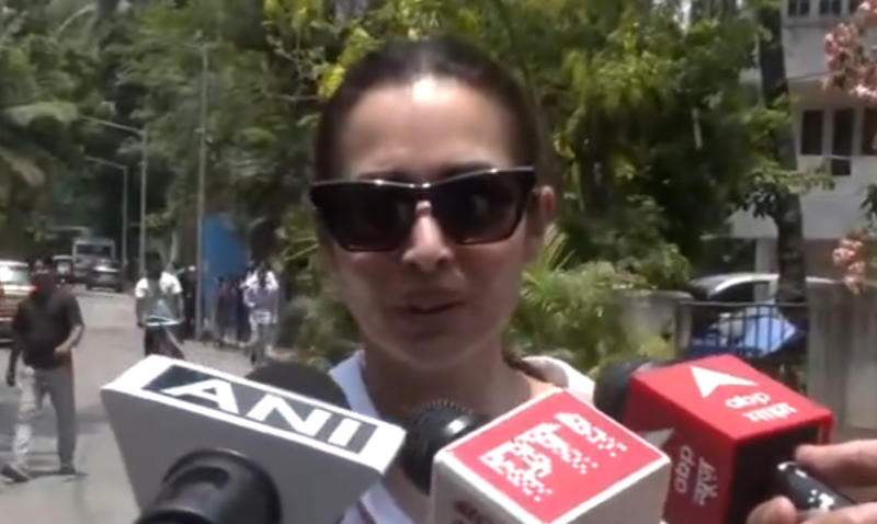 It's your right, so go out and vote: Malaika Arora casting her mandate in Lok Sabha polls