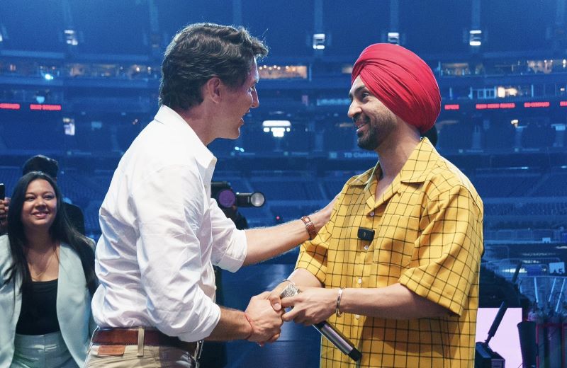 Canada PM Justin Trudeau makes surprise visit to Diljit Dosanjh's concert in Toronto