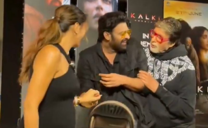 Amitabh Bachchan, Prabhas compete to help pregnant Deepika Padukone at Kalki 2898 AD event