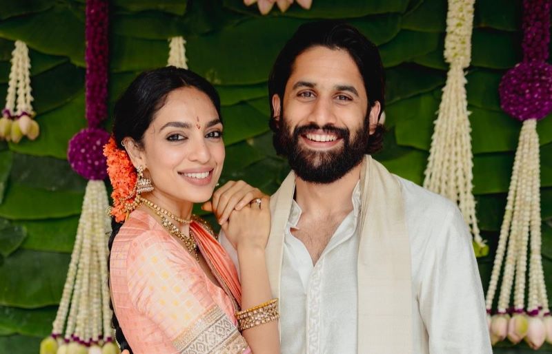  Naga Chaitanya and Sobhita Dhulipala on their engagement day | Photo courtesy: PR Team