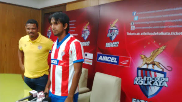 Riingo shoots commercials for Atletico de Kolkata