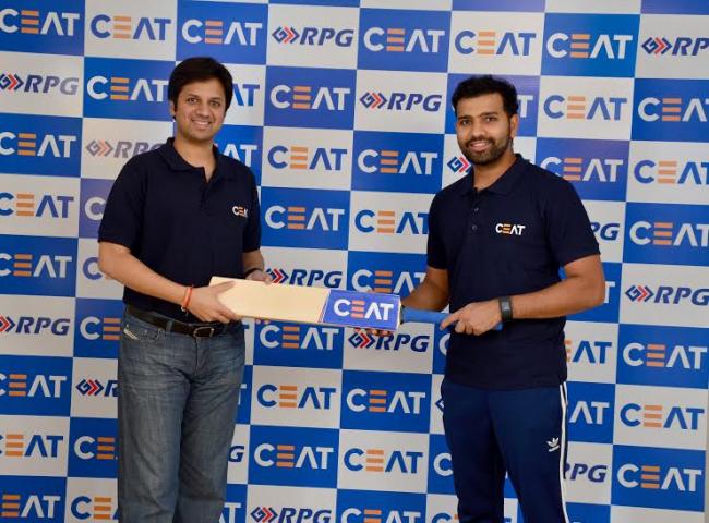 CEAT inks a 3 year bat endorsement deal with Rohit Sharma