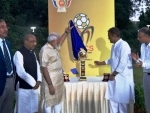 Prime Minister unveils BRICS U-17 trophy