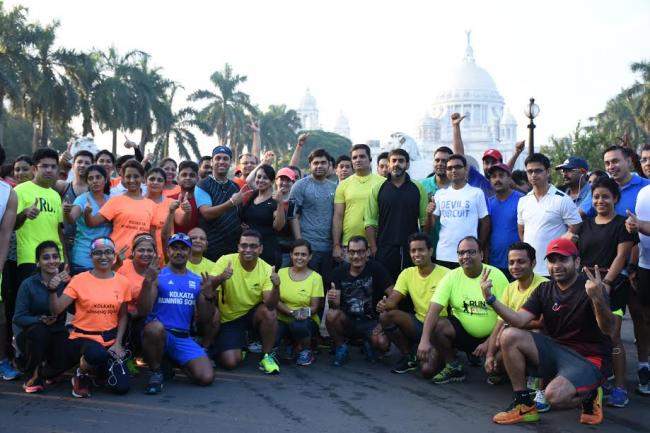 Kolkata: Over 120 runners take to streets for the first training run 