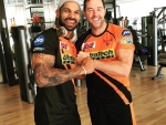 Shikhar Dhawan joins SunRisers Hyderabad teammates at gym