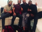  Indian players spend time at Dwayne Bravo's house