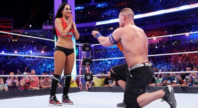 WWE WrestleMania 33: John Cena proposes to marry Nikki in the ring