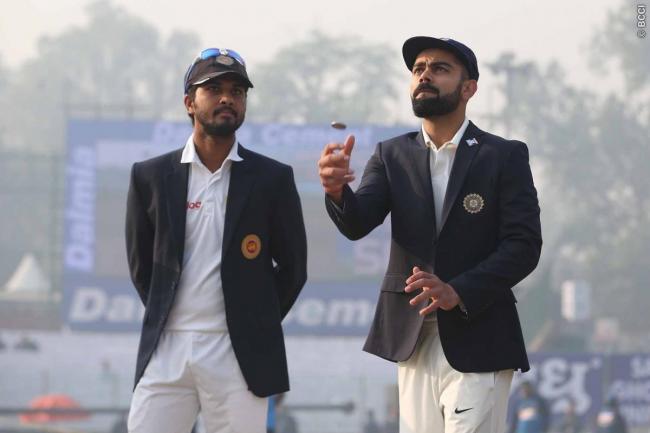 Delhi Test: India win toss, opt to bat first against Sri Lanka