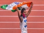 Asian gold medalist Swapna Barman accorded red carpet welcome at Kolkata airport