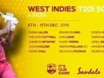 West Indies name squads for ODI, T20 series against India