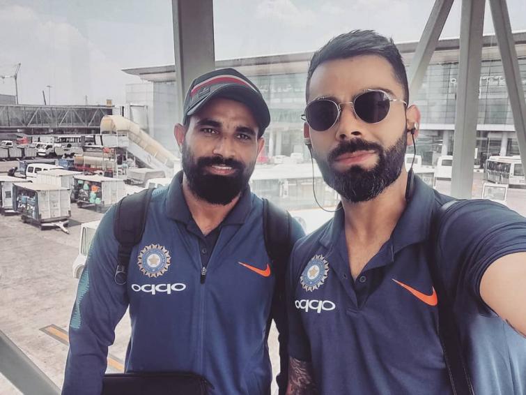 Virat Kohli clicks selfie with Shami, shares it on social media for fans